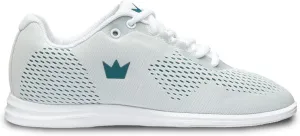 Brunswick Axis Wht/Teal Ladies Size 8