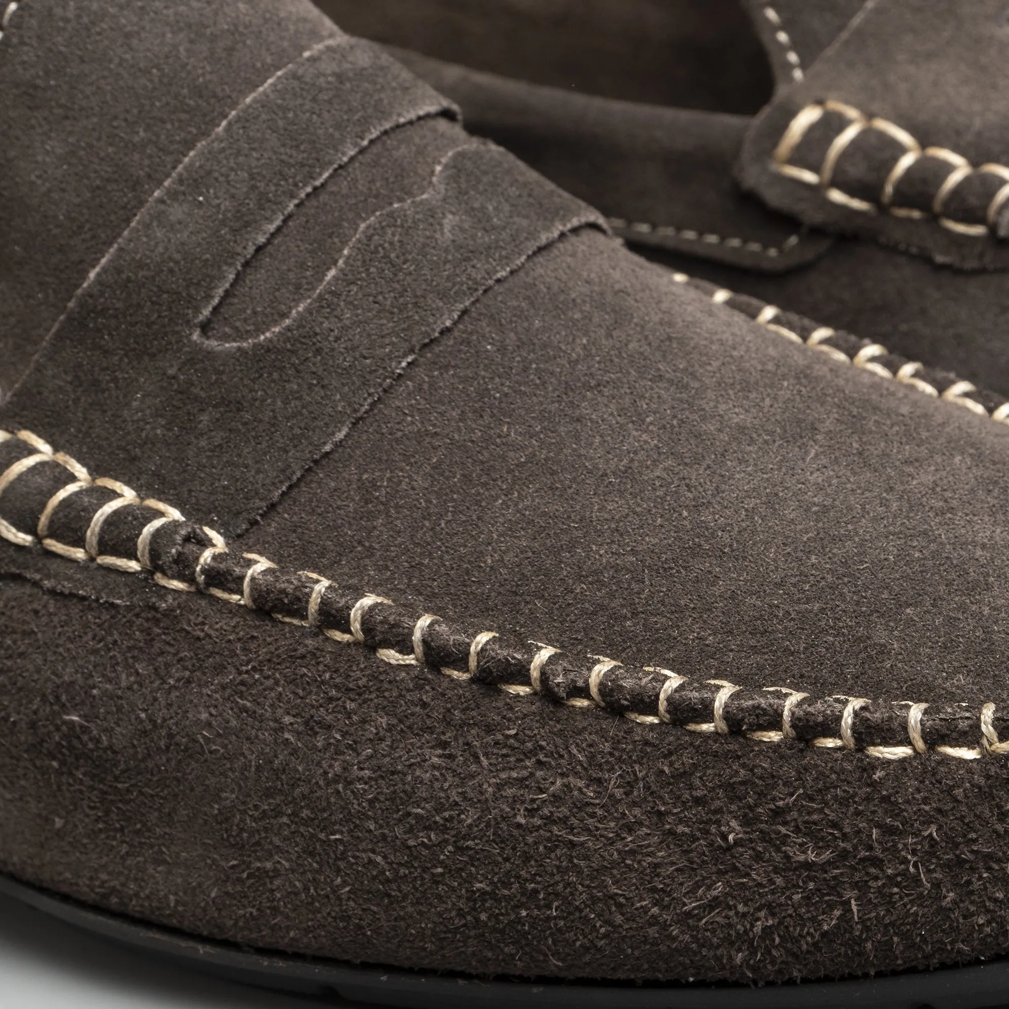 Catesby Shoemakers JOSEPH Mens Suede Leather Casual Driving Loafers Brown