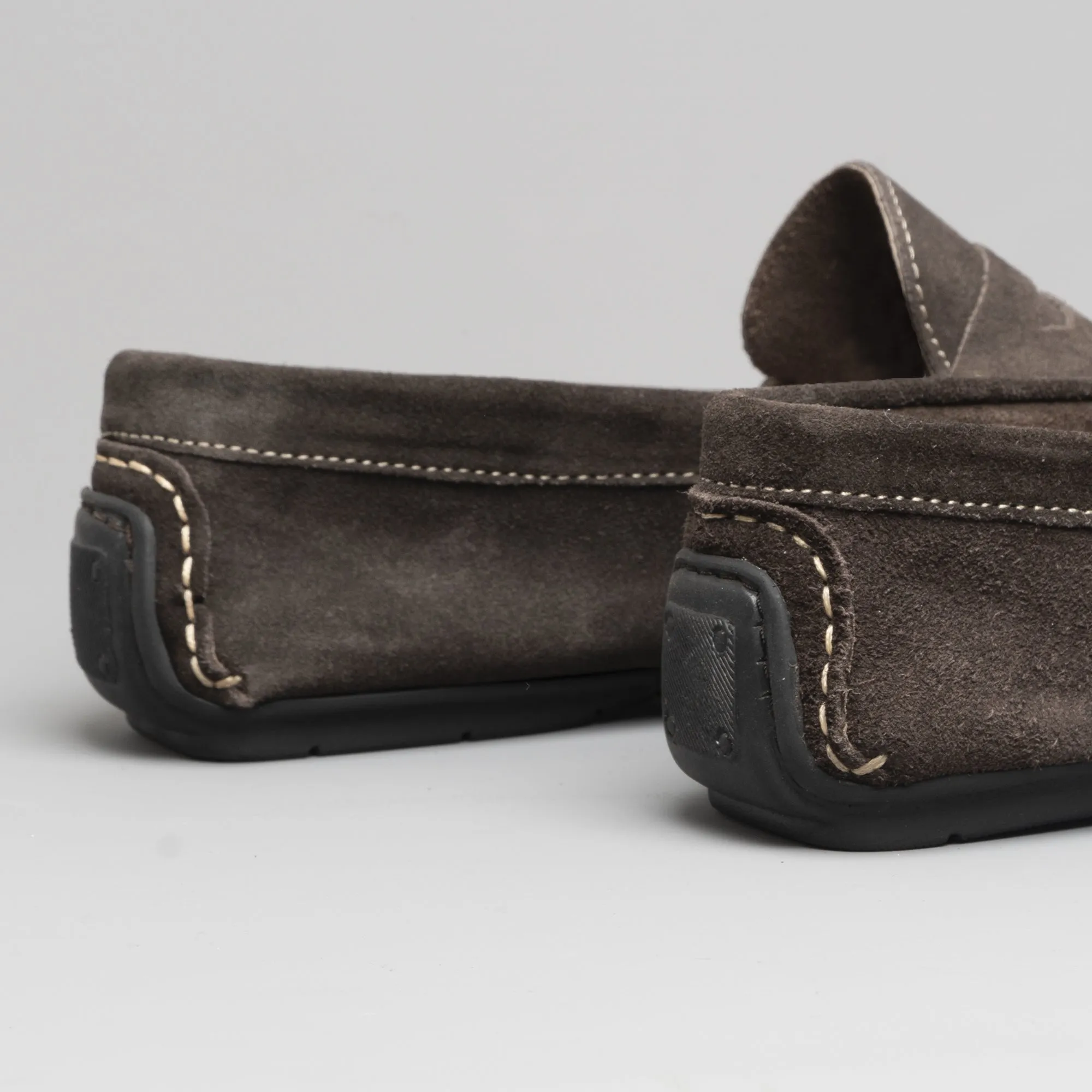 Catesby Shoemakers JOSEPH Mens Suede Leather Casual Driving Loafers Brown
