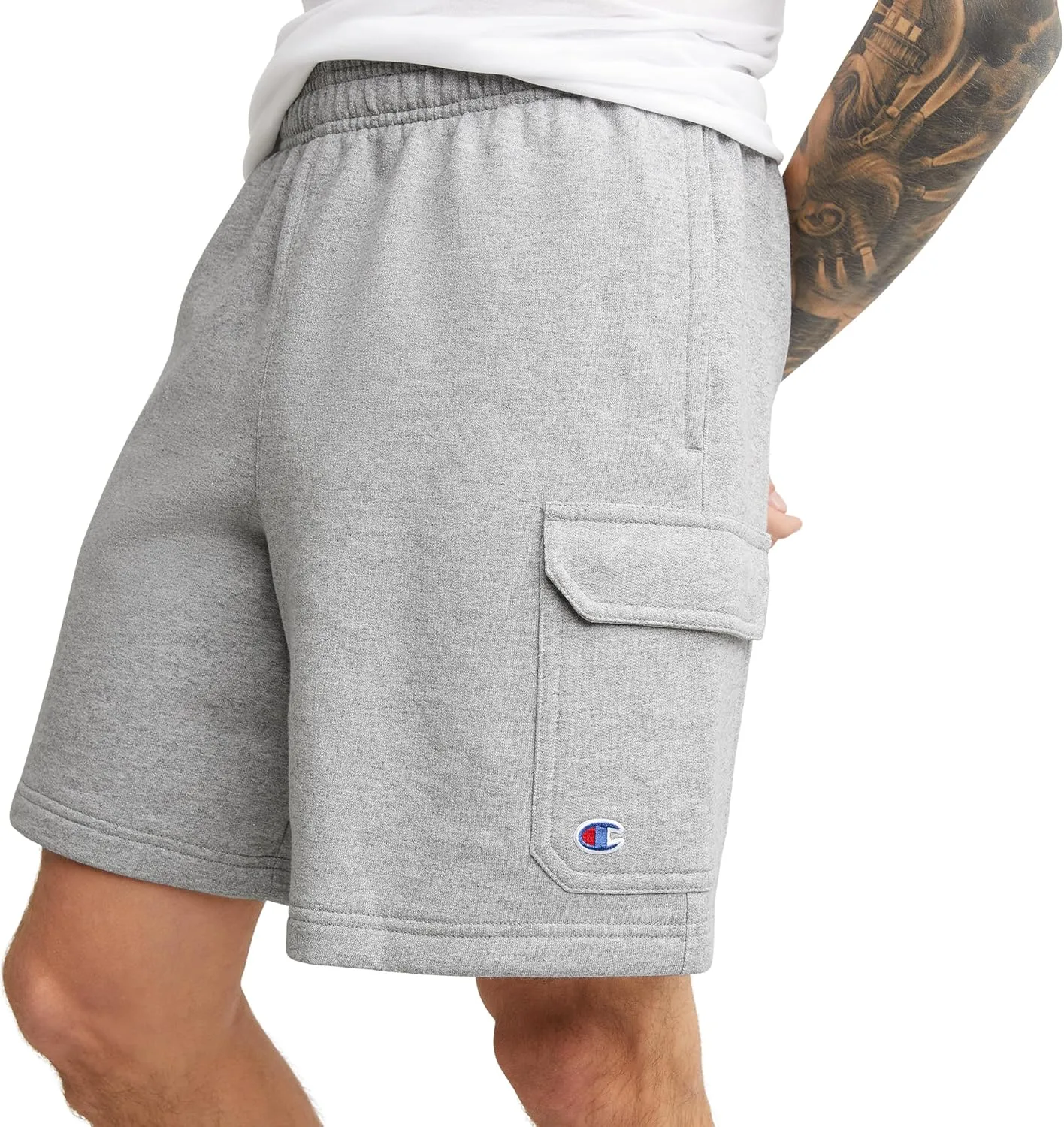 Champion Men's Cargo Shorts, Powerblend, Shorts For Men, Comfortable Cargo Shorts For Men (Reg. Or Big & Tall)