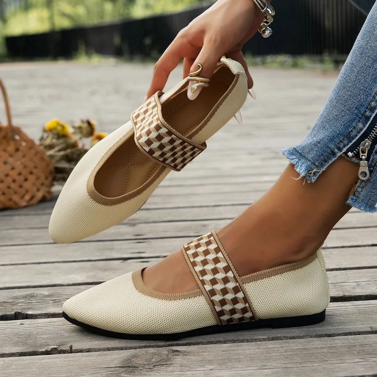 Chic &amp; comfortable pointed flat shoes