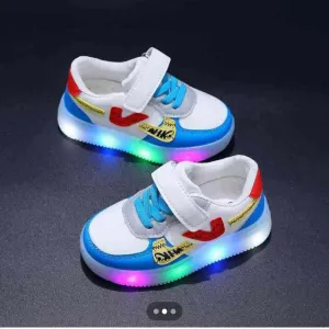 Children's LED Light-Up Sport Shoes | Anti-Slip Sneakers for Boys & Girls | Toddler Luminous Sole Shoes