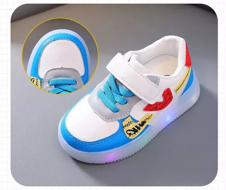 Children's LED Light-Up Sport Shoes | Anti-Slip Sneakers for Boys & Girls | Toddler Luminous Sole Shoes
