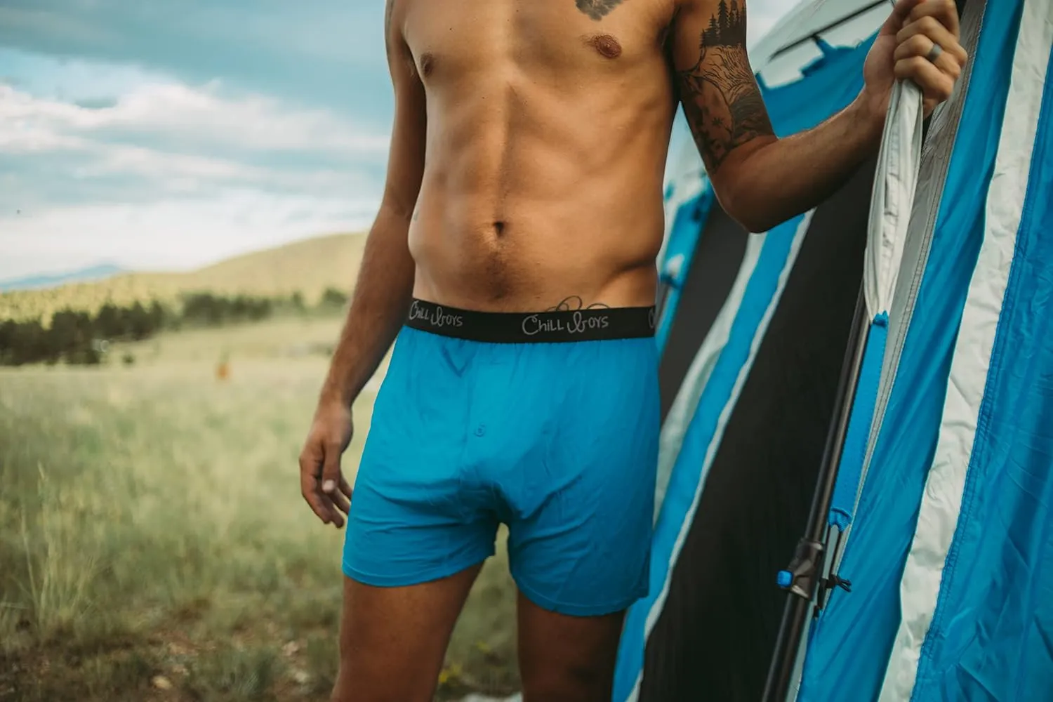 Chill Boys Viscose from Bamboo Boxers for Men - Cool Comfortable, Soft Breathable Men's Underwear - Boxer Shorts