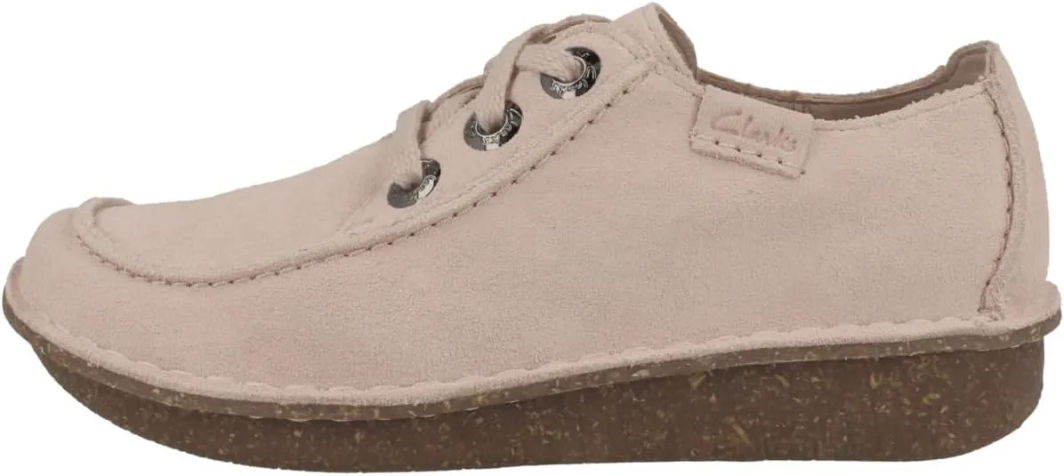 Clarks Women's Funny Dream Oxford, Light Pink Lea, 7.5 US