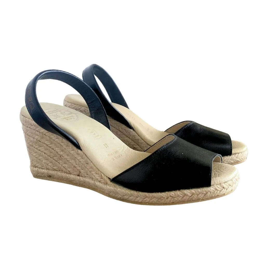 Classic Espadrille Wedge ('23 Edit) in Charcoal