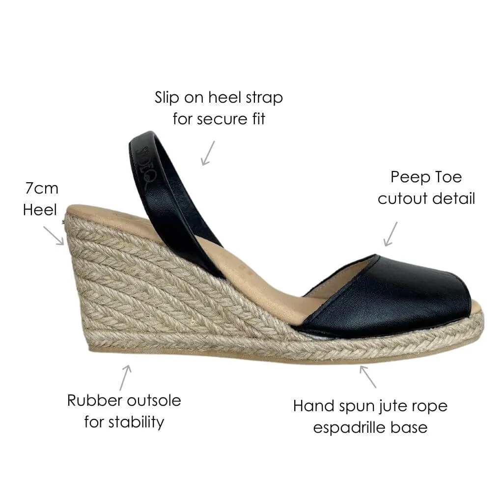 Classic Espadrille Wedge ('23 Edit) in Charcoal