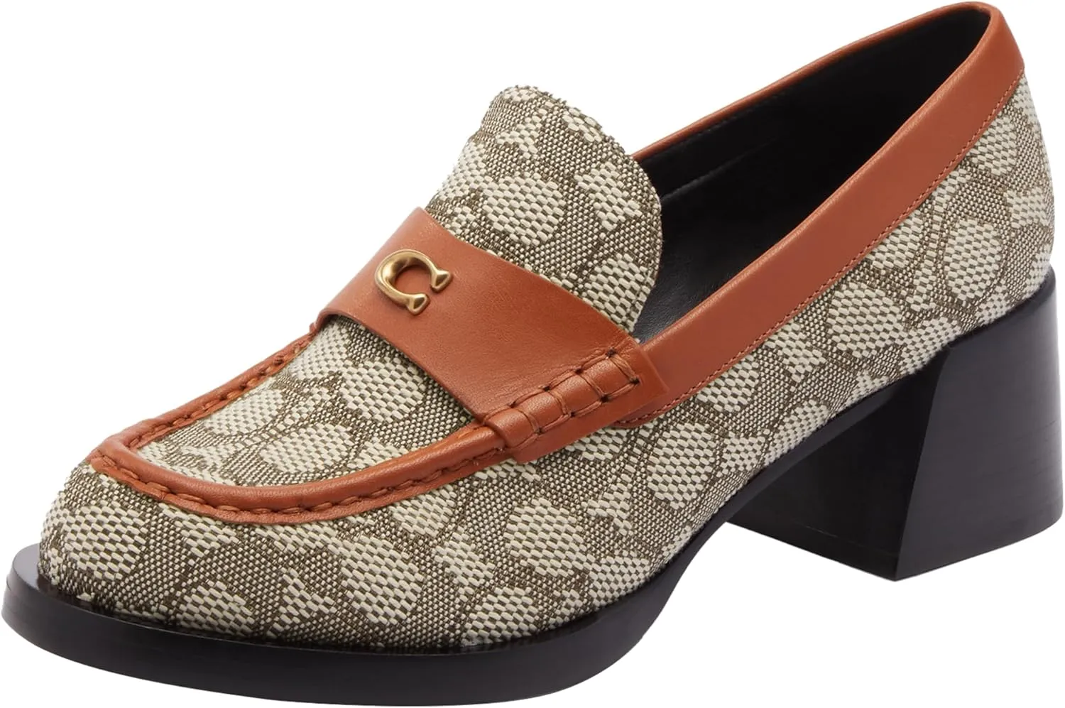 Coach Women's Natalie Signature Textile Jacquard Loafer