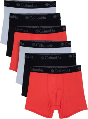 Columbia Amazon Exclusive 6 Pack Performance Boxer Brief
