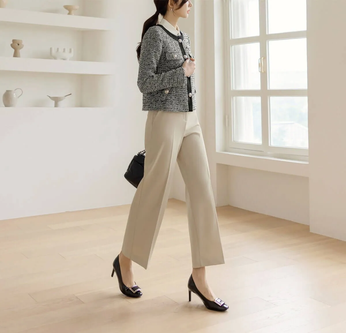 Comfortable Elegant Wide Slacks Pants