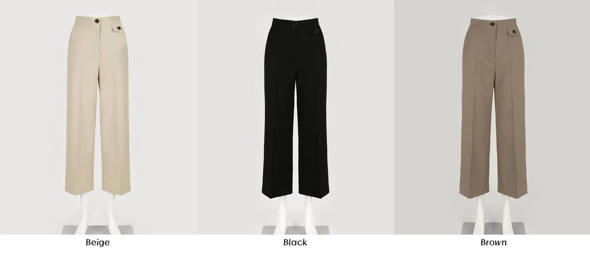 Comfortable Elegant Wide Slacks Pants