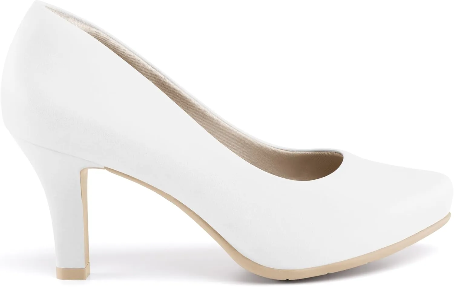 ComfortFlex Sofia Office & Health Pumps with Extra-Soft Insole and Non-Slip Sole for Women Made in Brazil