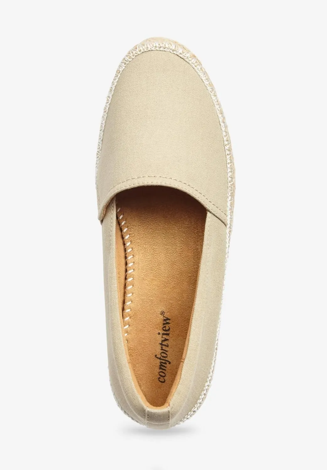 Comfortview Women's The Spencer Slip On Flat (Wide Widths Available)