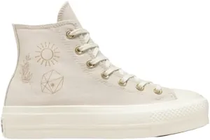 Converse Women's Sneaker, Desert Sand Light Gold, 6