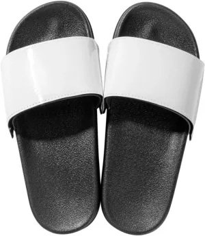 Craft Express Vegan Leather Sublimation Slides for Men and Women, Adult, Large - 40 | 41