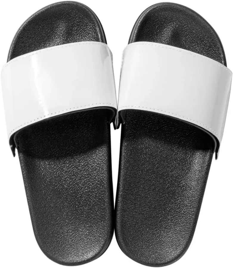 Craft Express Vegan Leather Sublimation Slides for Men and Women, Adult, Large - 40 | 41