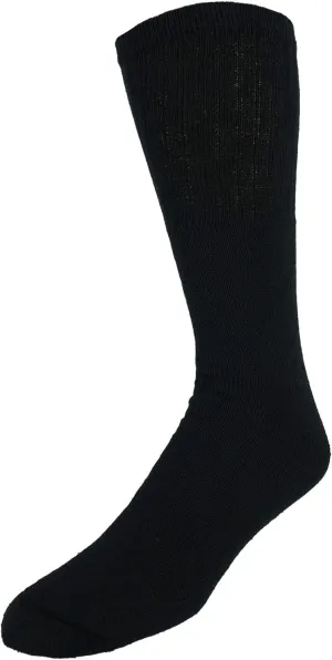 CTM Men's Tube Cotton Blend Casual Socks 4 Pair Value Pack