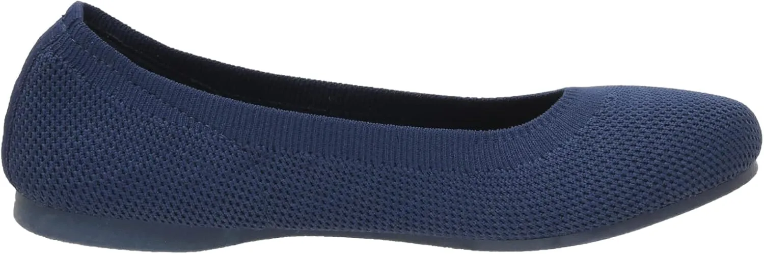 CUSHIONAIRE Women's Tyra Knit Flat with  Memory Foam and Wide Widths Available