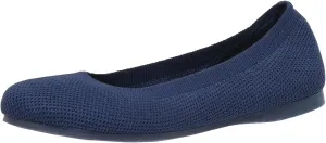 CUSHIONAIRE Women's Tyra Knit Flat with  Memory Foam and Wide Widths Available