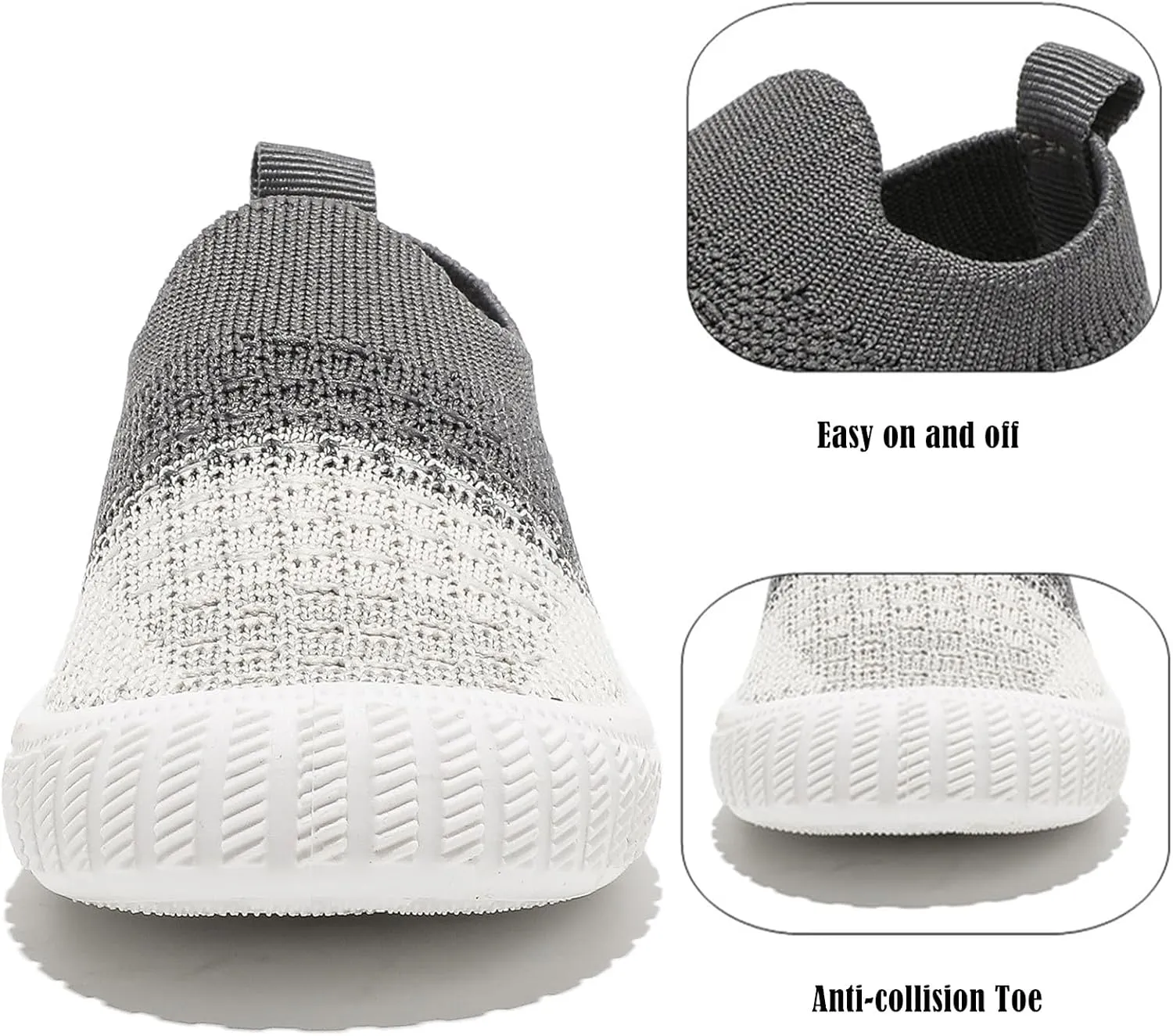 DADAWEN Boys Girls Toddler Sneakers Kids Lightweight Walking Shoes Mesh Breathable Tennis Shoes for Toddler/Little Kids