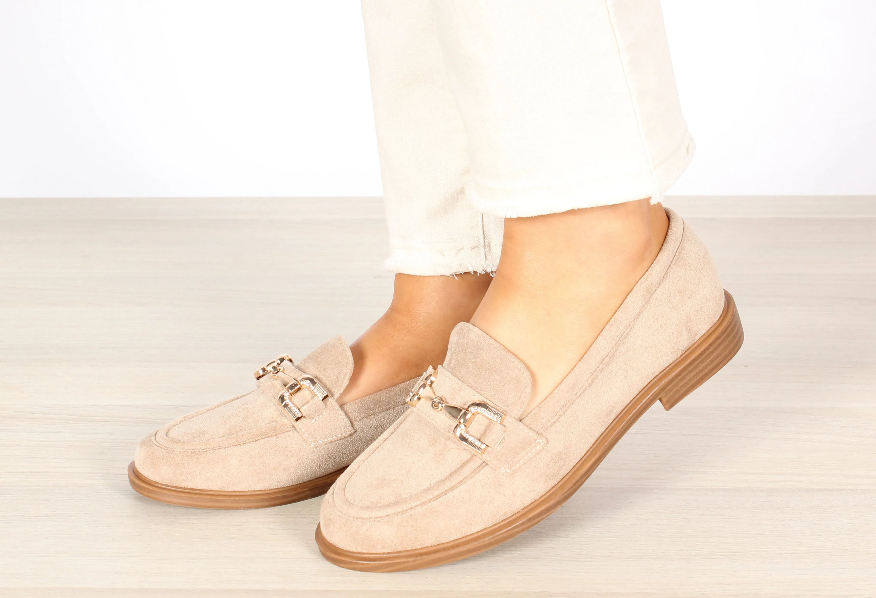 Diamante Buckle Loafer