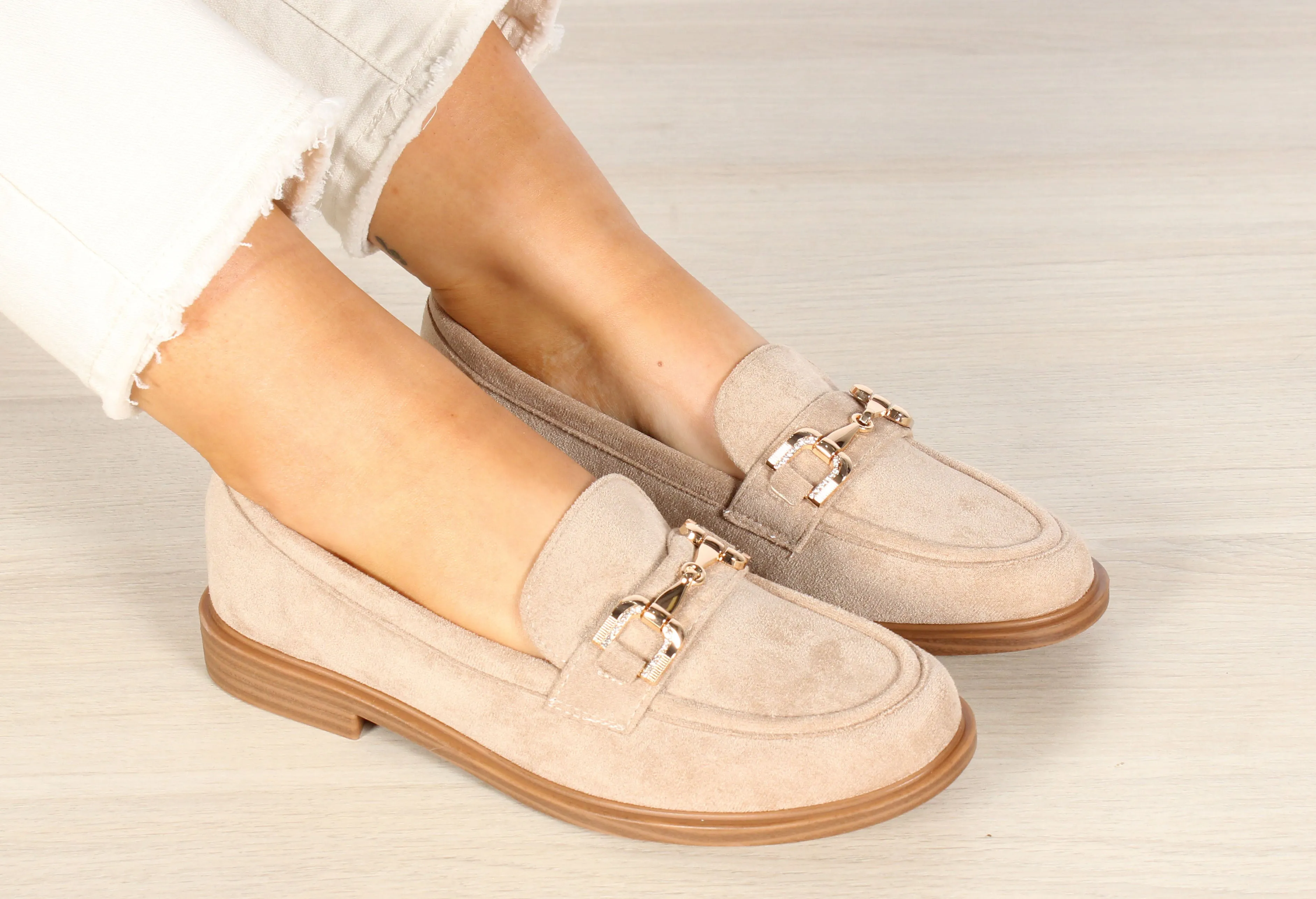 Diamante Buckle Loafer