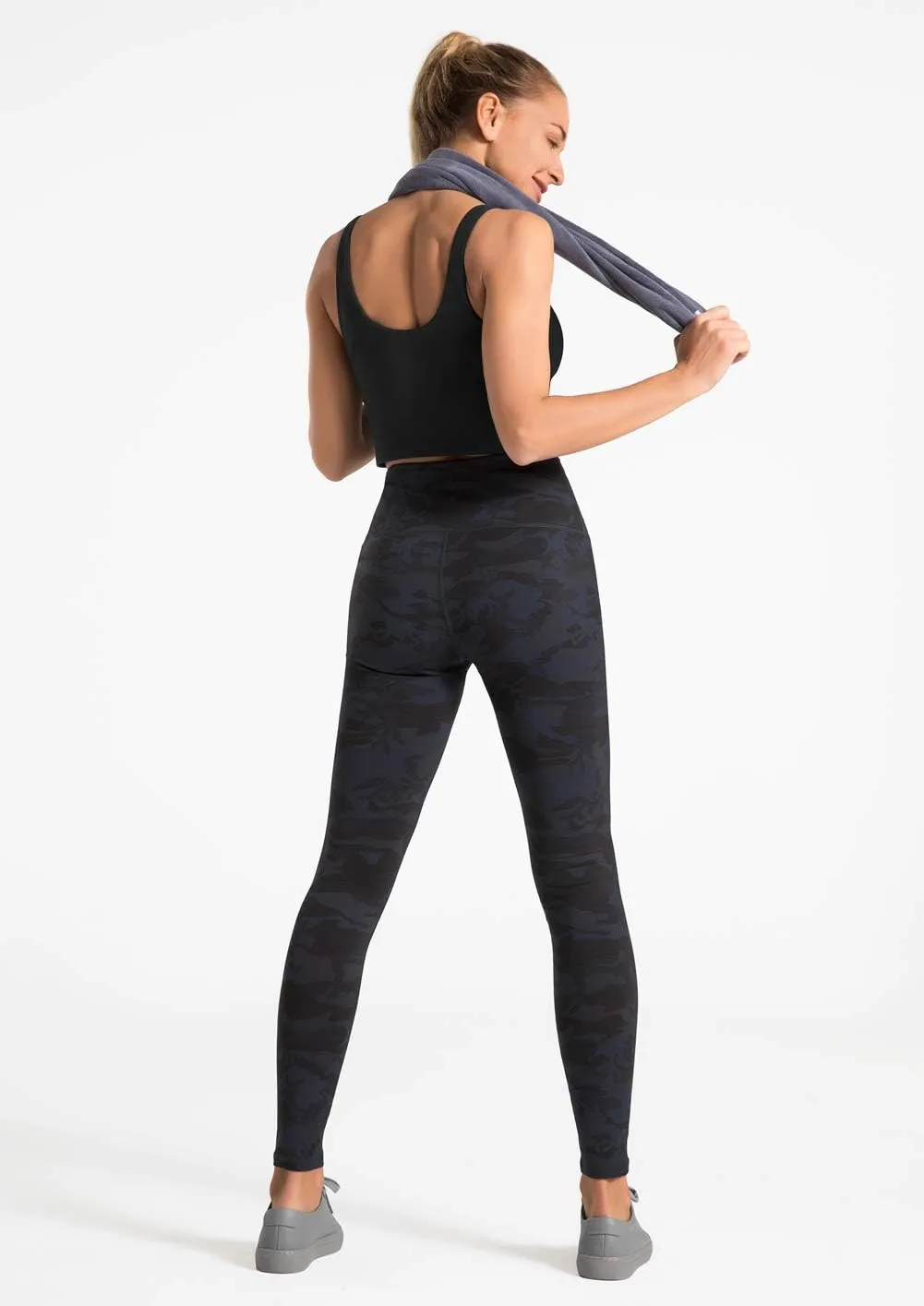 Dragon Fit Compression Yoga Pants with Inner Pockets in High Waist Athletic Pants Tummy Control Stretch Workout Yoga Legging