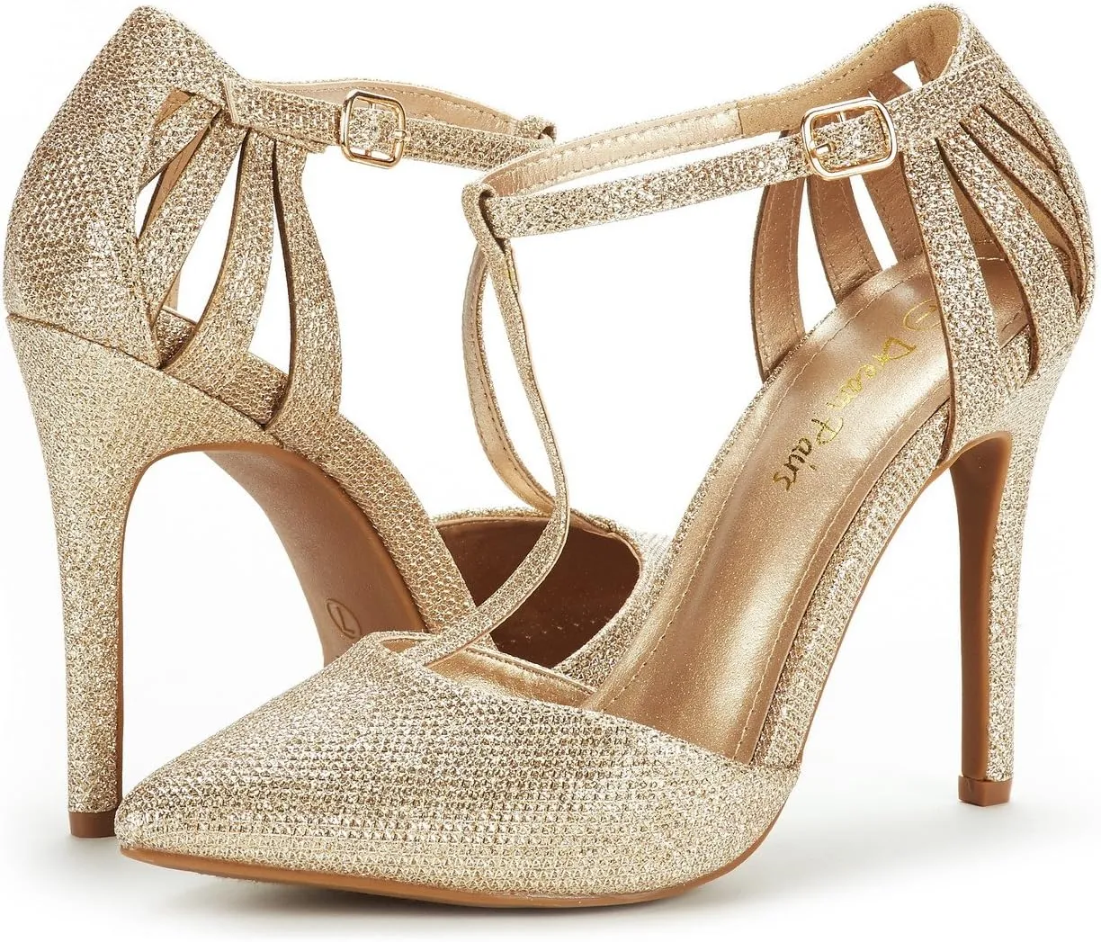 DREAM PAIRS Women's Oppointed-Mary Pump Shoe