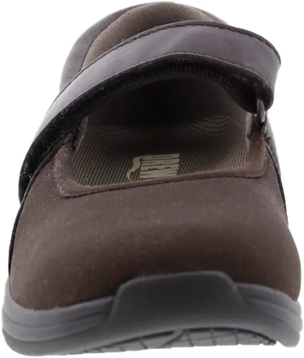 Drew Women's Magnolia Comfortable Slip-Resistant Mary Jane Adjustable Strap Flat with Arch Support