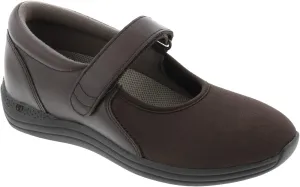 Drew Women's Magnolia Comfortable Slip-Resistant Mary Jane Adjustable Strap Flat with Arch Support