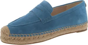 Edelman Toe Sam Cork Blue Canary Quick shipping Espadrille Slip Loafers Kai On Rounded Detailed Efficient communication