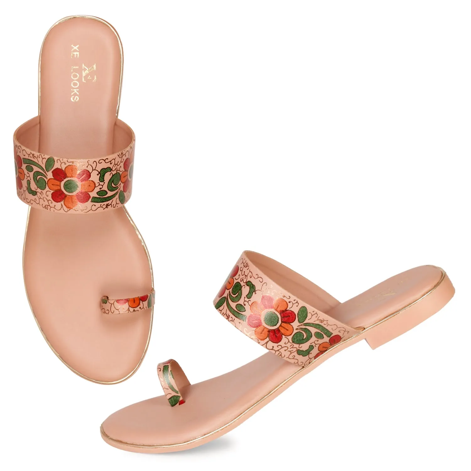 Elegant & Comfortable Batik Print Flat Fashion Slippers