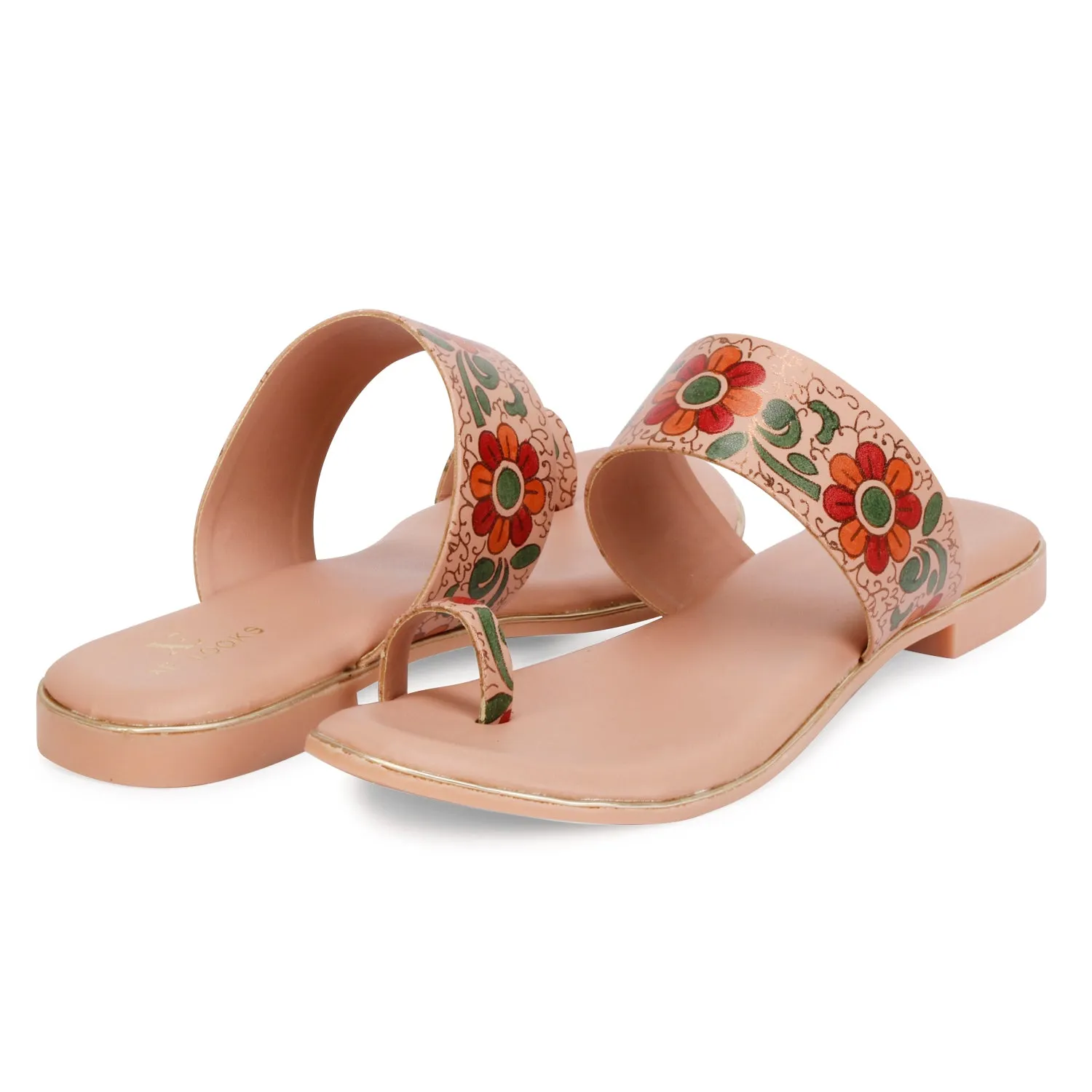 Elegant & Comfortable Batik Print Flat Fashion Slippers