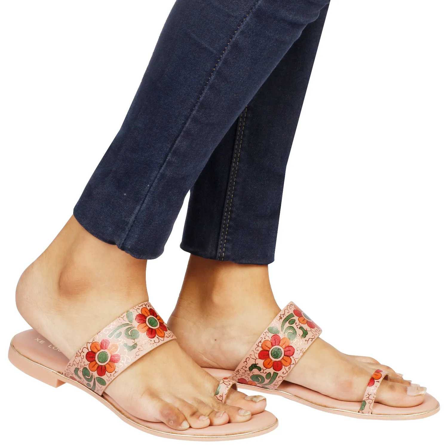 Elegant & Comfortable Batik Print Flat Fashion Slippers