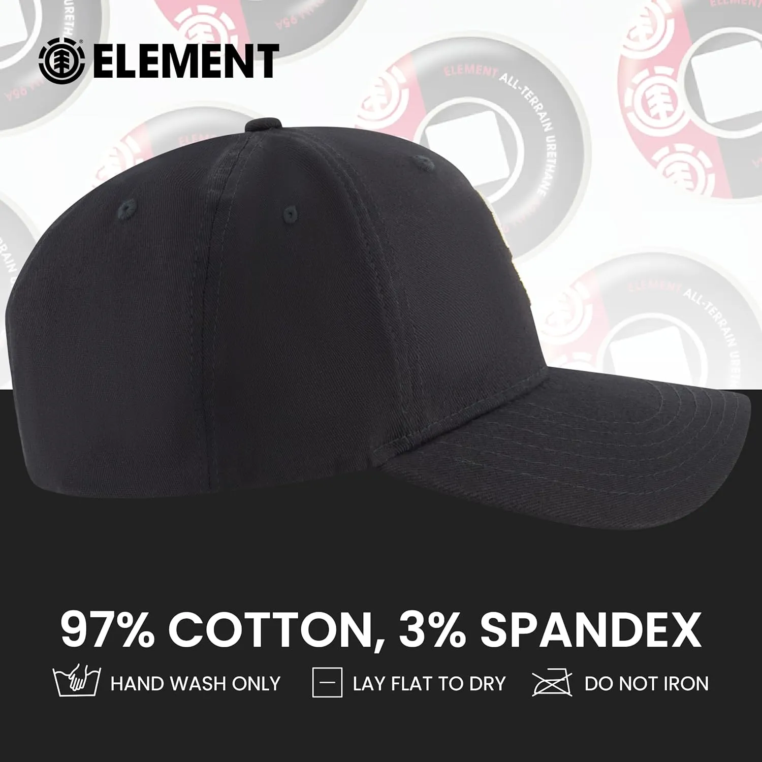 Element Baseball Hat, Adult Flex Fit Active Sport Cap with Curved Brim