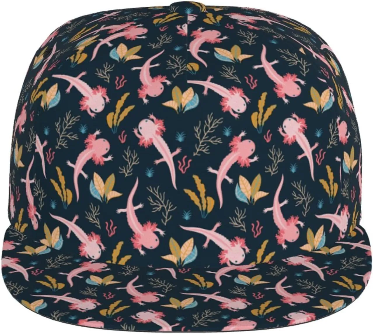 Fashion Snapback Hat for Men Women,Hip Hop Style Funny Flat Bill Hats Adjustable Baseball Cap Trucker Hat