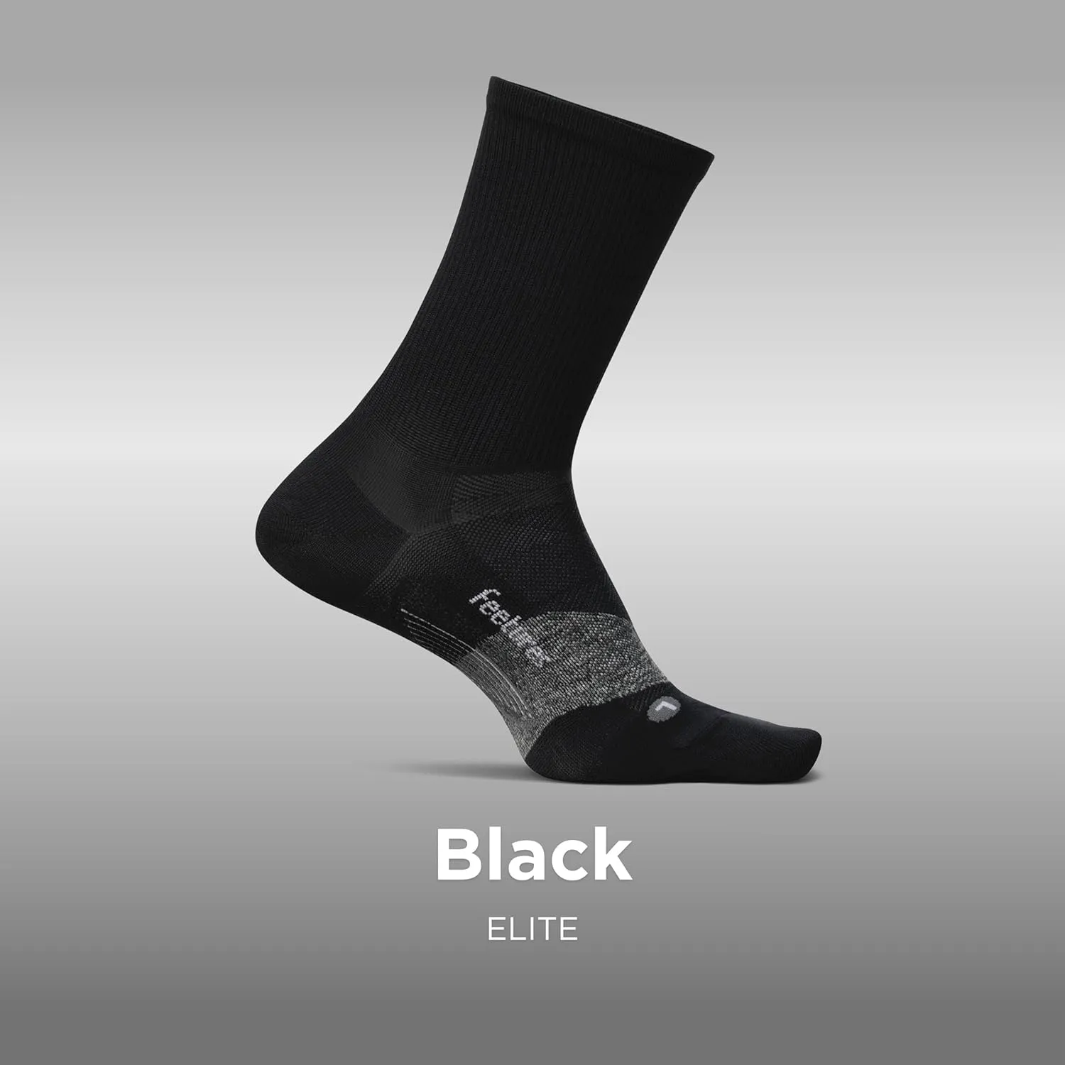 Feetures Elite Ultra Light Cushion Mini Crew Sock - Sport Sock with Targeted Compression - (1 Pair)