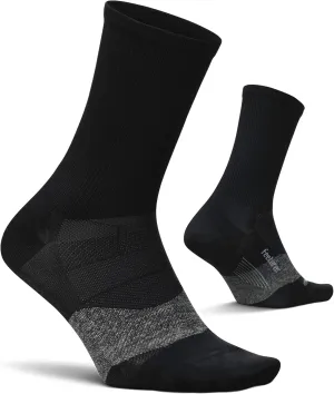 Feetures Elite Ultra Light Cushion Mini Crew Sock - Sport Sock with Targeted Compression - (1 Pair)