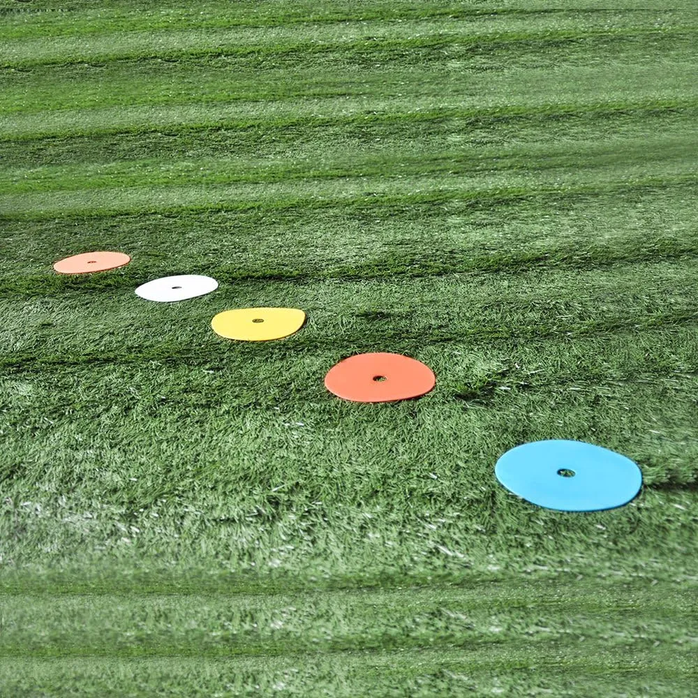 Flat Cones Spot Markers Soccer Basketball Sports Speed Agility Training