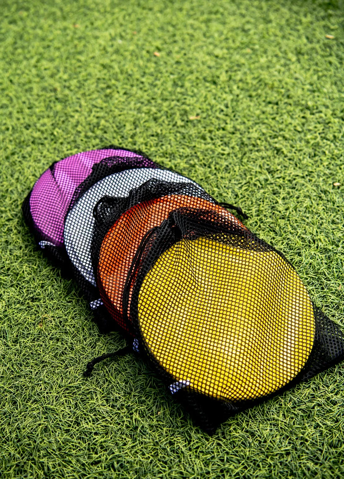 Flat Disc Marker - White 10pc