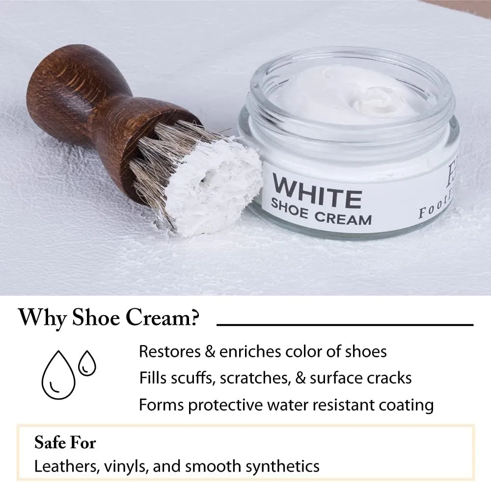 FootFitter Premium Shoe Cream Polish with Carnauba Wax, Restore & Shine Shoes or Boots – MADE IN USA (1.5 oz) Multiple Colors