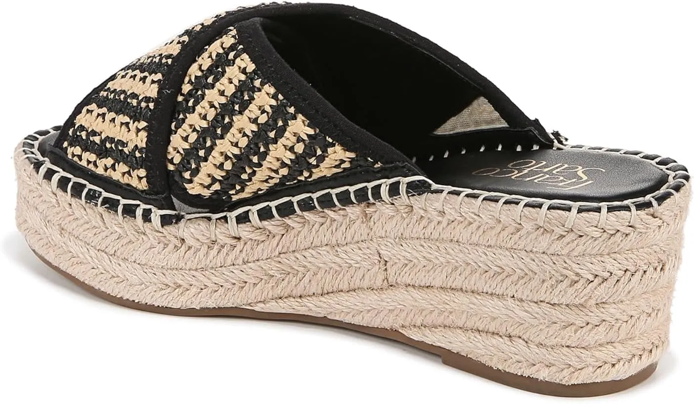 Franco Sarto Women's Pacifica Espadrille Wedge Slide Sandal