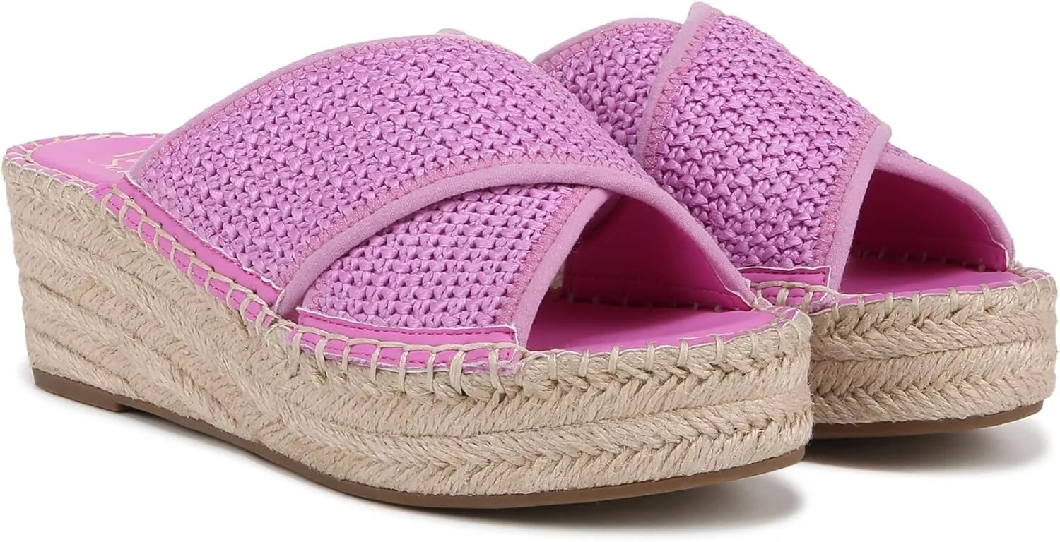 Franco Sarto Women's Pacifica Espadrille Wedge Slide Sandal