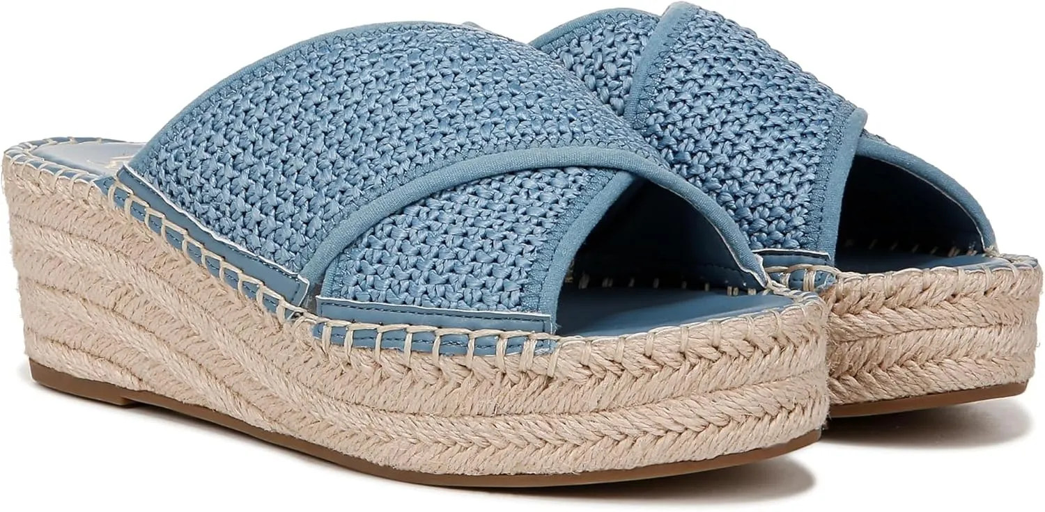 Franco Sarto Women's Pacifica Espadrille Wedge Slide Sandal