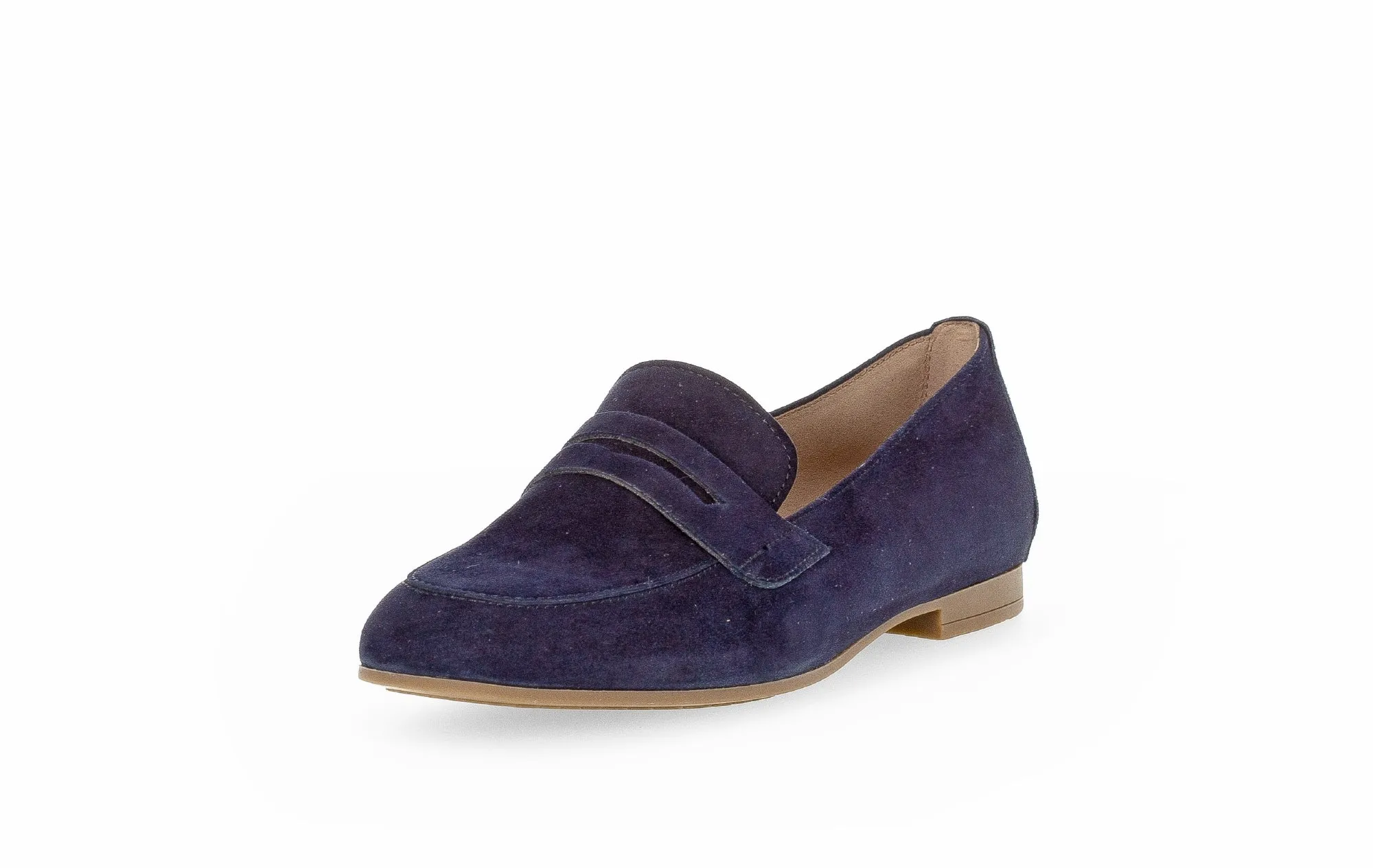 GABOR - 45.213.16 FLAT LOAFER - NAVY SUEDE