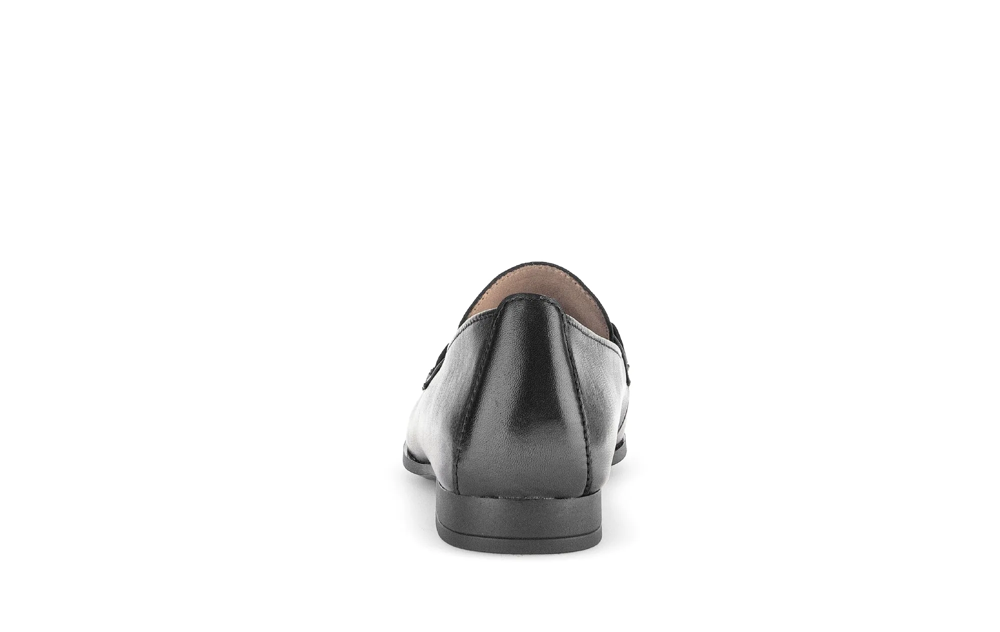 GABOR - 55.271.27 FLAT LOAFER - BLACK LEATHER