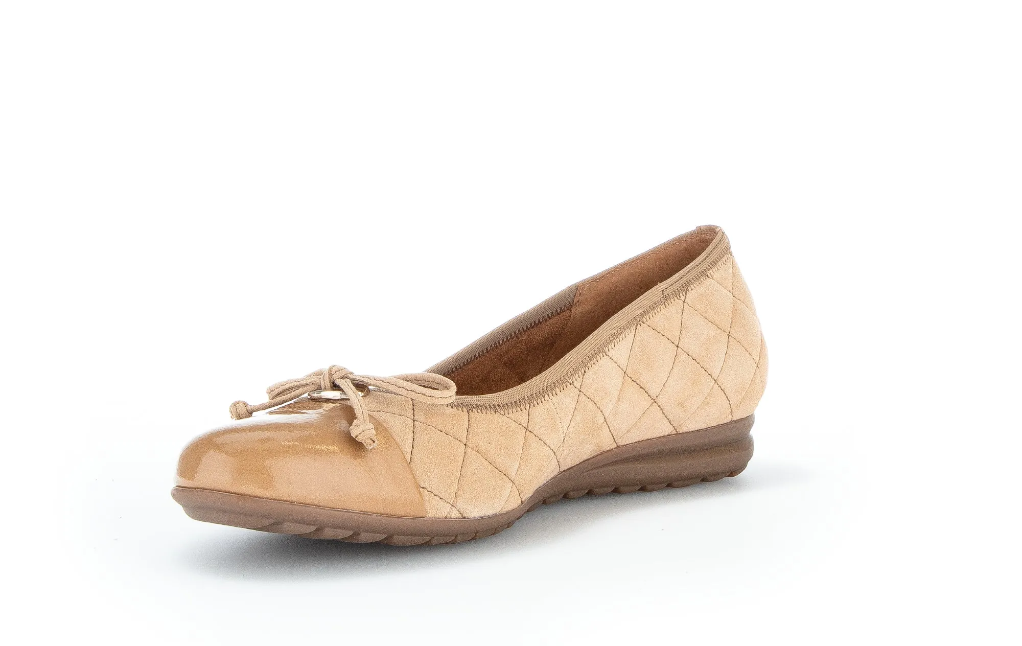 GABOR - 82.622.34 FLAT FASHION PUMP - GOLD