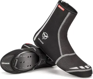 GEWAGE Cycling Shoe Covers -Warm Bike Shoe Covers - Windproof Mountain Road Cycling Overshoes - Cycling Shoe Cover for Men Women
