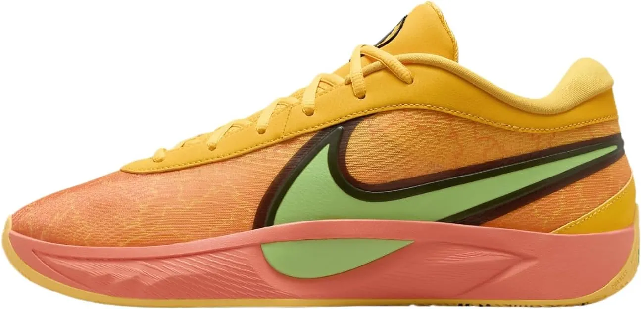Giannis Freak 6 Basketball Shoes (FJ7792-601, Light Wild Mango/Black/Laser Orange) Size 12