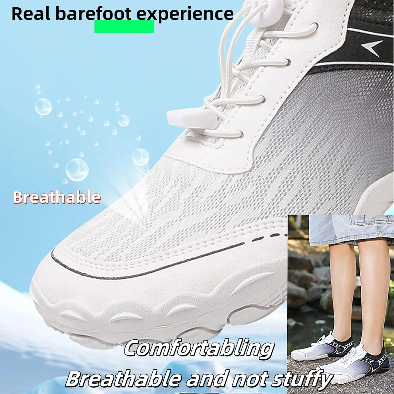 Grounding Shoes with Copper, Grounded Footwear Barefoot, Hike Shoes Barefoot Womens Soft Comfortable